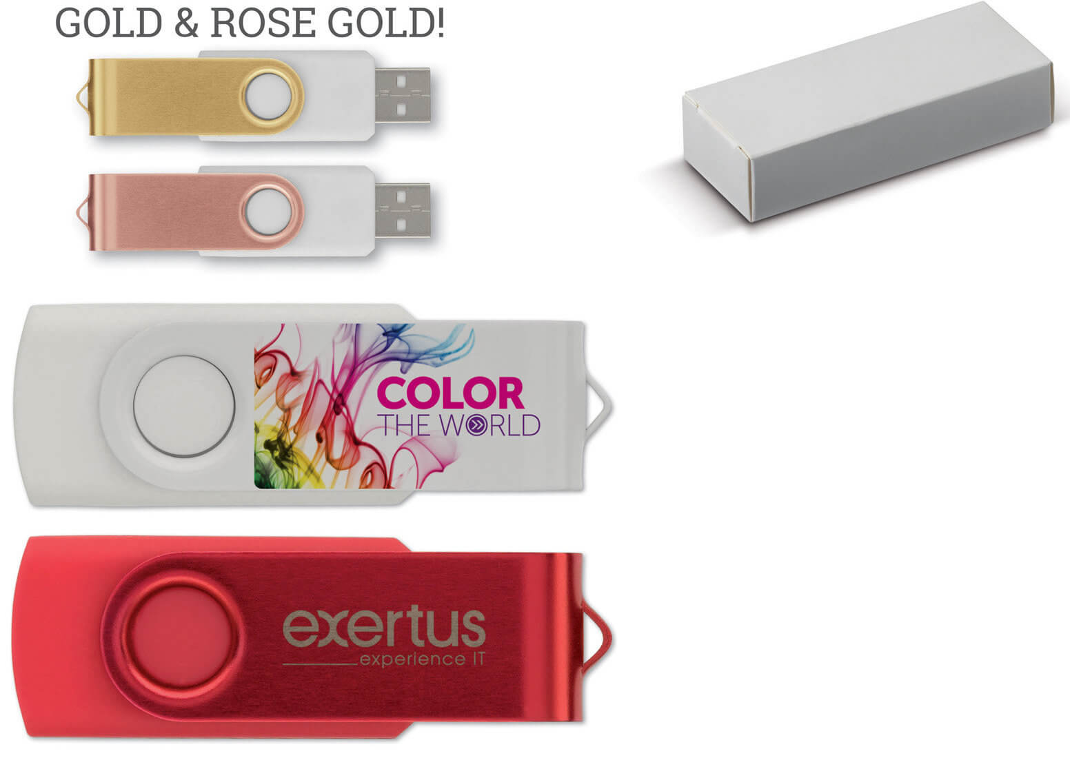 USB Stick, bunt, Auswahl