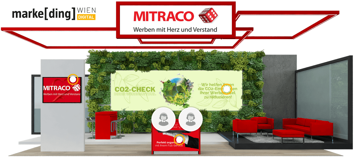 Mitraco - Individuelle Werbeartikel - Digitale Marketing-Messe