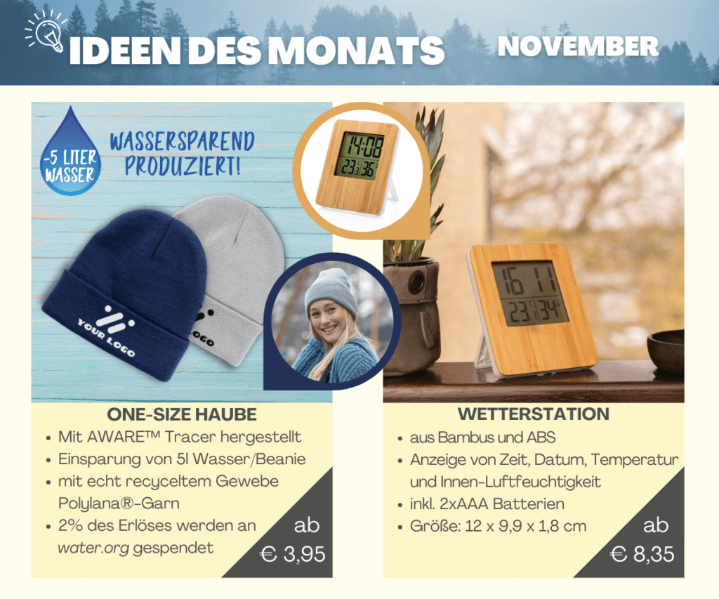 Ideen des Monats November