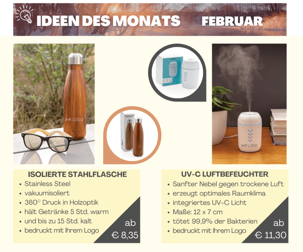 Ideen des Monats Februar