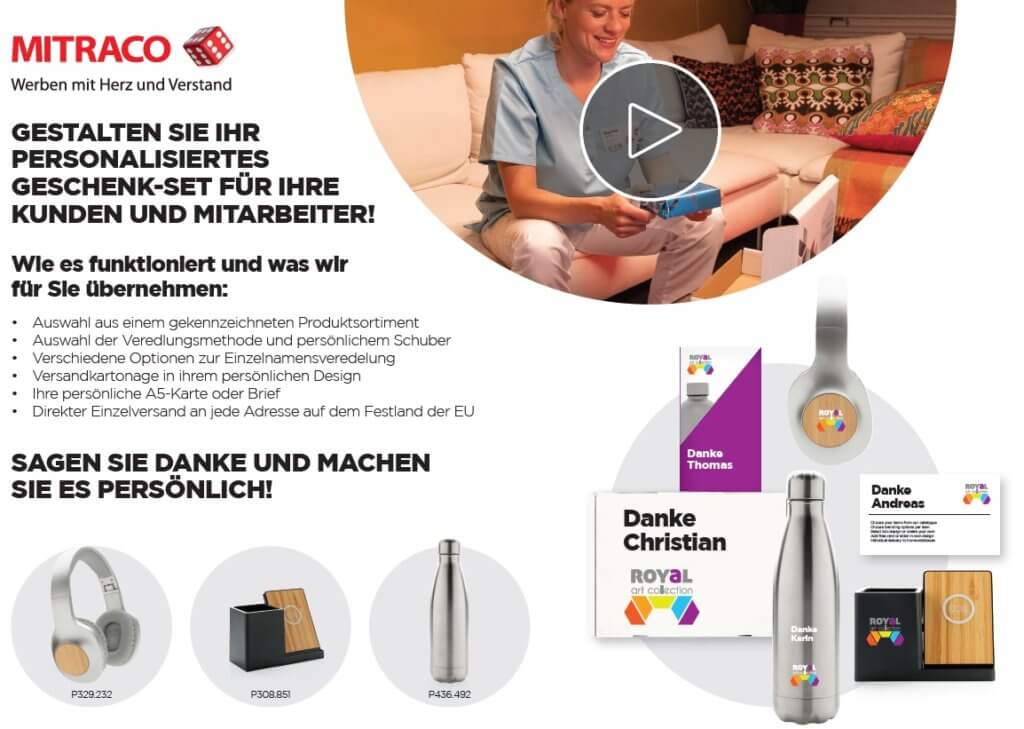 Personalisierte Geschenk-Sets